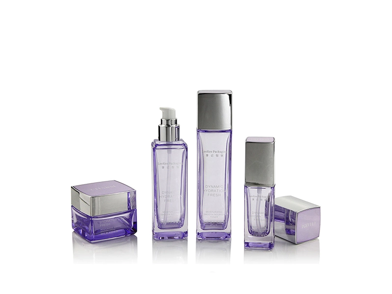 Square Glass Cosmetic Bottle H508