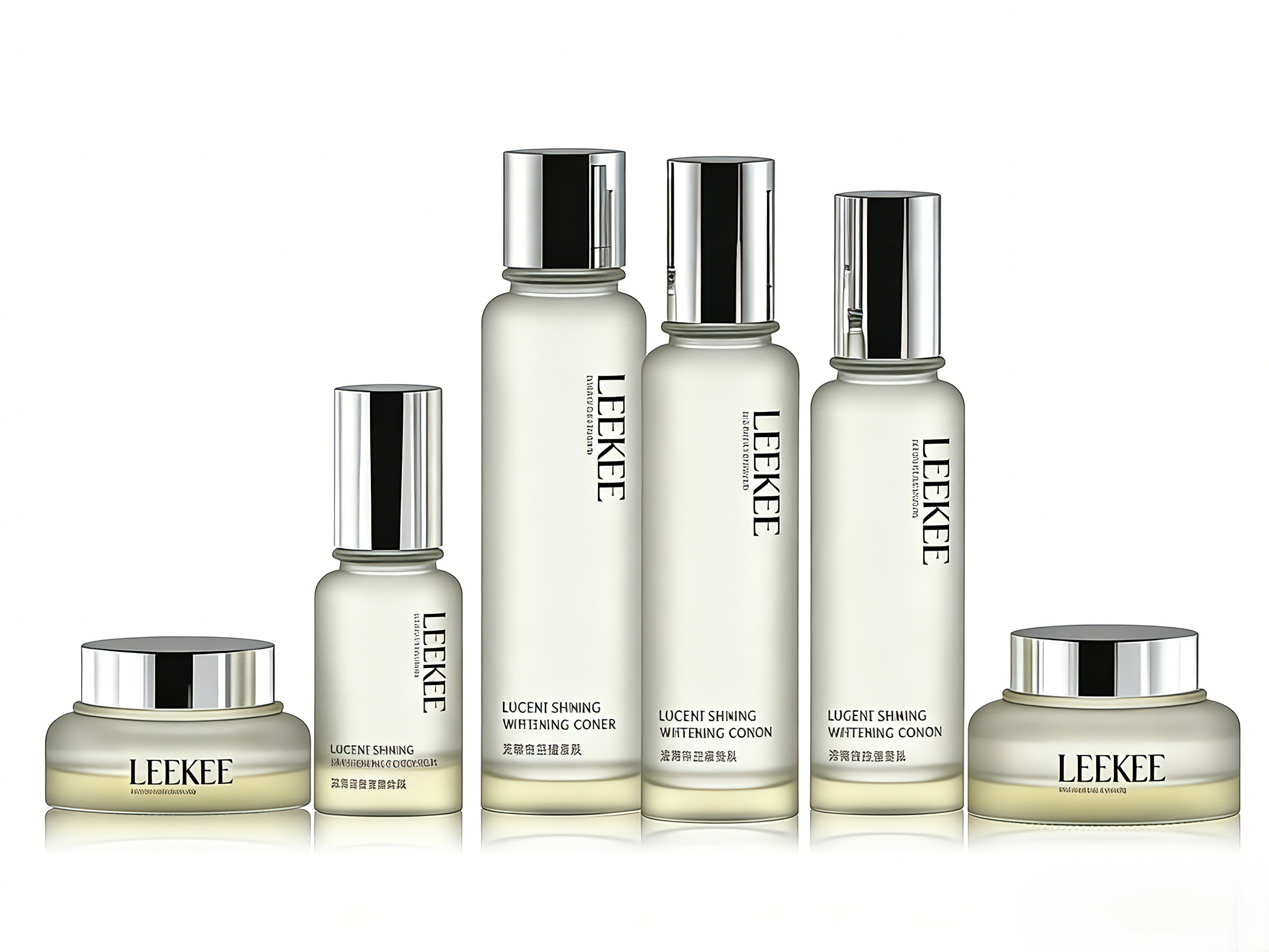 Cylindrical Glass Bottle H609                                      120ML/90ML/80ML/30ML/50G/30G